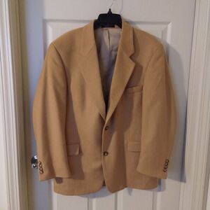 Gianfranco Ruffini Camel Hair Jacket Size 42